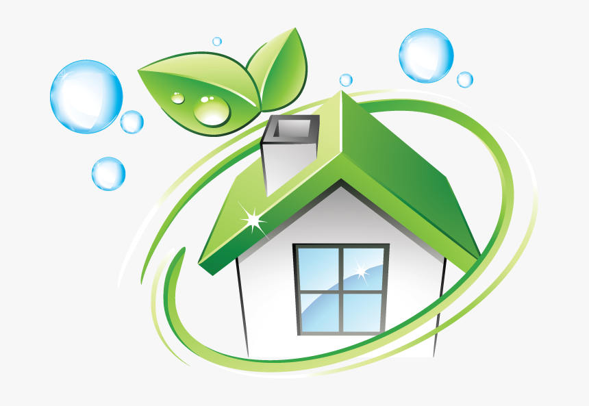 House Cleaning Png - Logo Green House Png, Transparent Png, Free Download