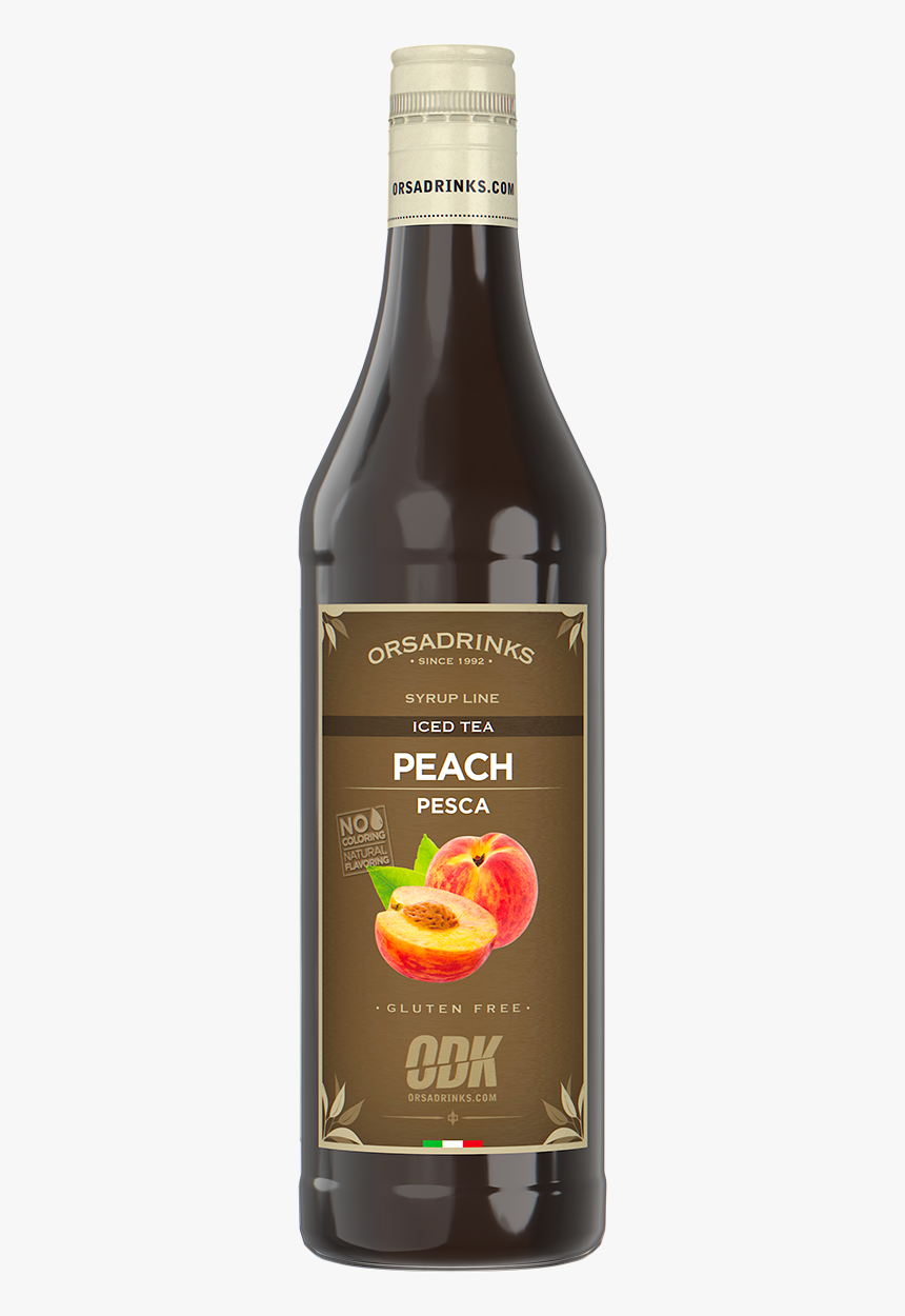 Peach Iced Tea - Bergamot Syrup, HD Png Download, Free Download