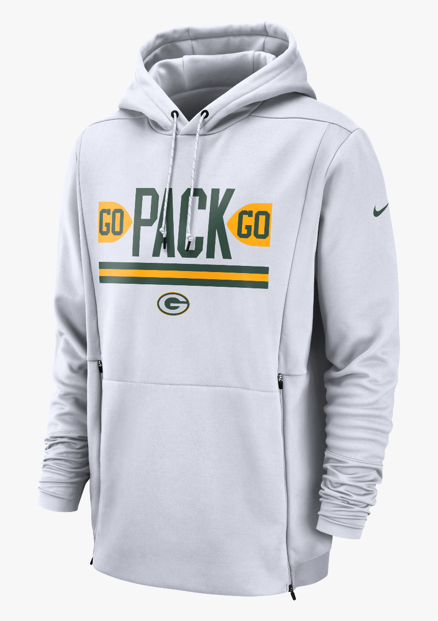 Green Bay Packers Go Pack Go Therma Hoodie-0 - Dallas Cowboys Grey Hoodie Mens, HD Png Download, Free Download