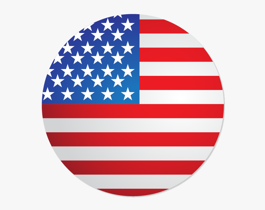 Us Flag In Circle - American Flag In A Circle, HD Png Download, Free Download