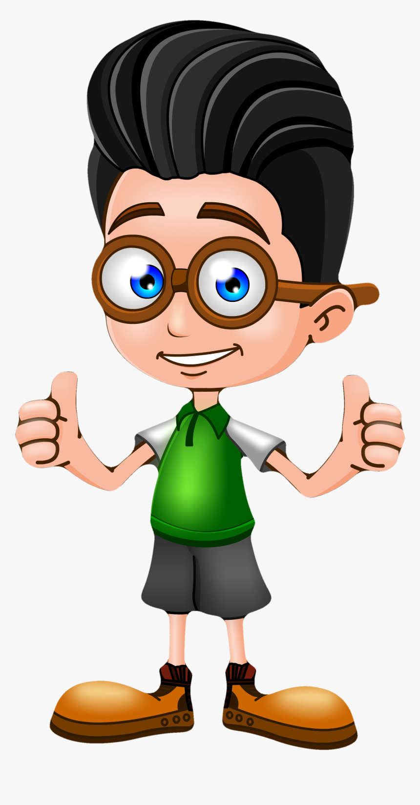 Cute Boy Cartoon Png, Transparent Png, Free Download