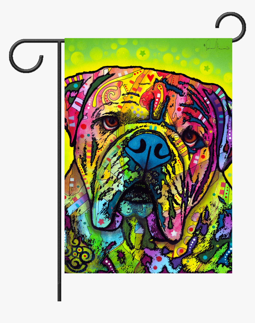 Garden Flag - Bulldog Pop Art, HD Png Download, Free Download