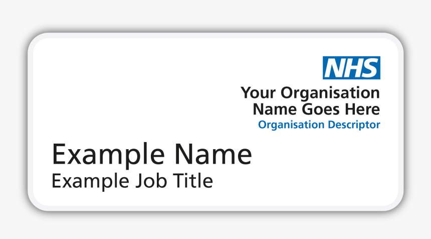 Transparent Hello My Name Is Tag Png - Nhs, Png Download, Free Download