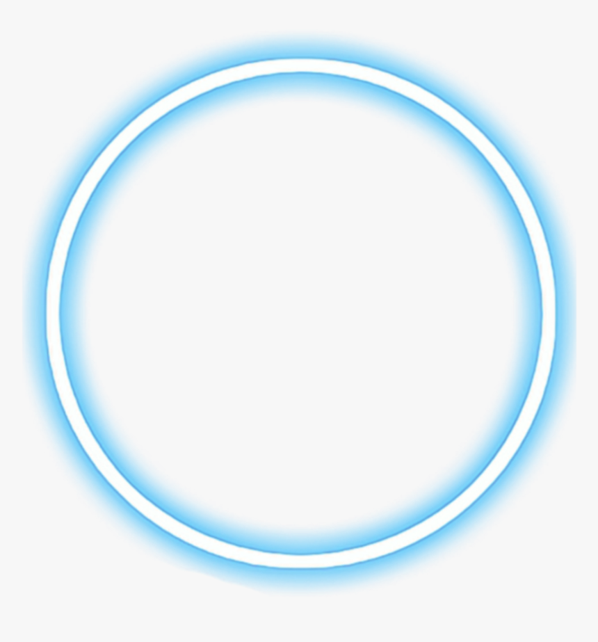 #circle #neon #blue #tumblr - Instagram, HD Png Download, Free Download