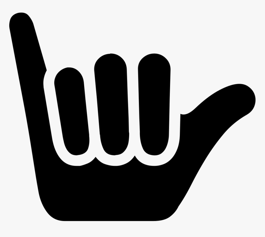 Shaka Sign - Shaka Icon Png, Transparent Png, Free Download