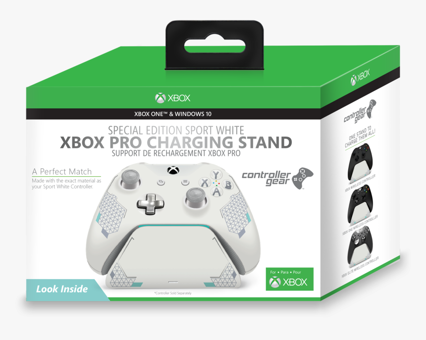 Sport White Special Edition Xbox Pro Charging Stand - Controller Gear Xbox Pro Charging Stand, HD Png Download, Free Download