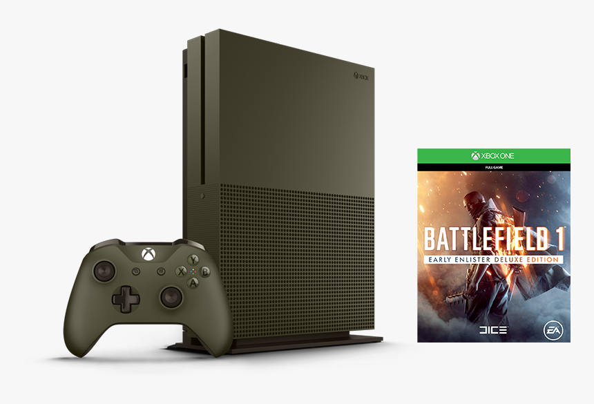 Xbox One S Png - Xbox One S Battlefield 1, Transparent Png, Free Download