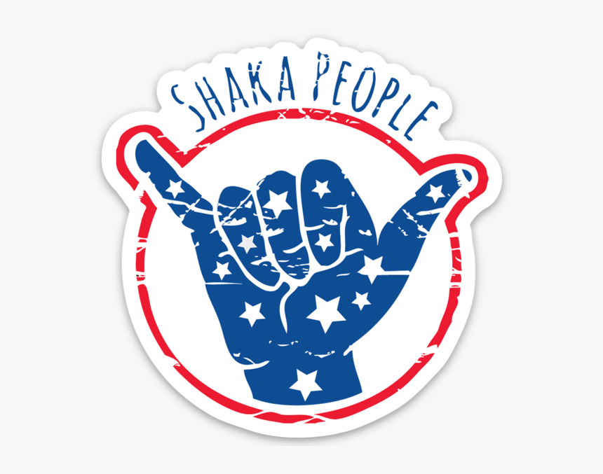 American Shaka Sticker - Brazil Shaka, HD Png Download, Free Download