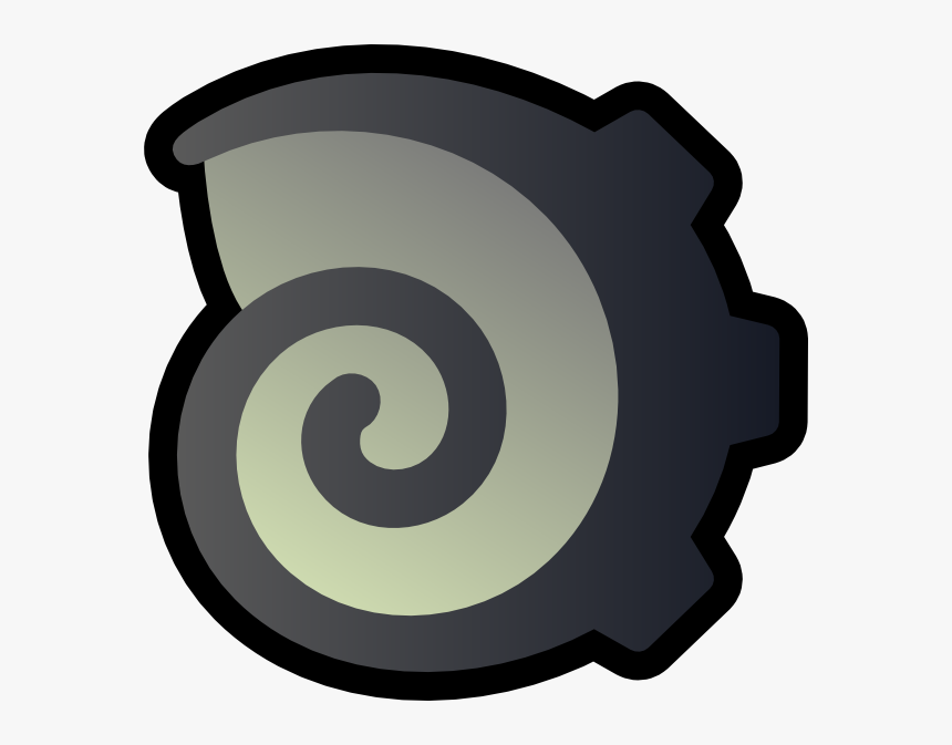 Black Swirl Icon Svg Clip Arts - Nautilus Icon, HD Png Download, Free Download