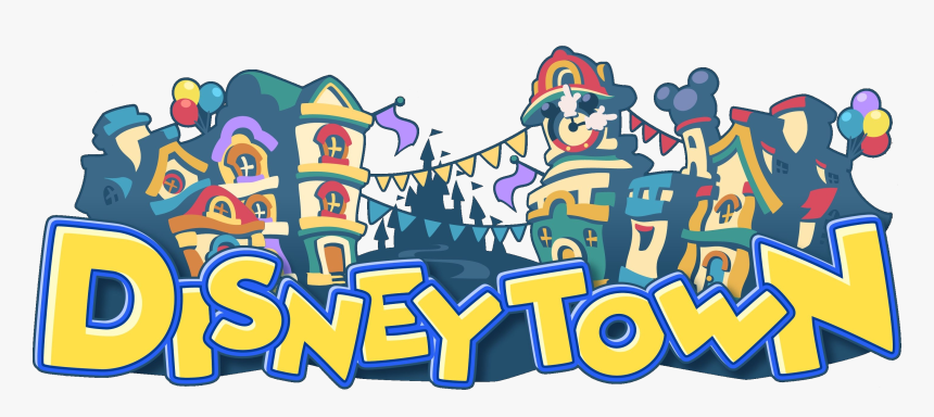 Disney Town Logo Khbbs - Disney Town Kingdom Hearts, HD Png Download, Free Download