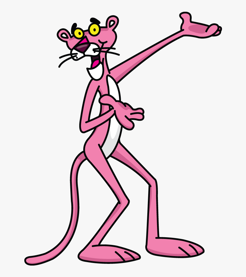 How To Draw Pink Panther - Said English Is Easy Fill, HD Png Download, Free Download