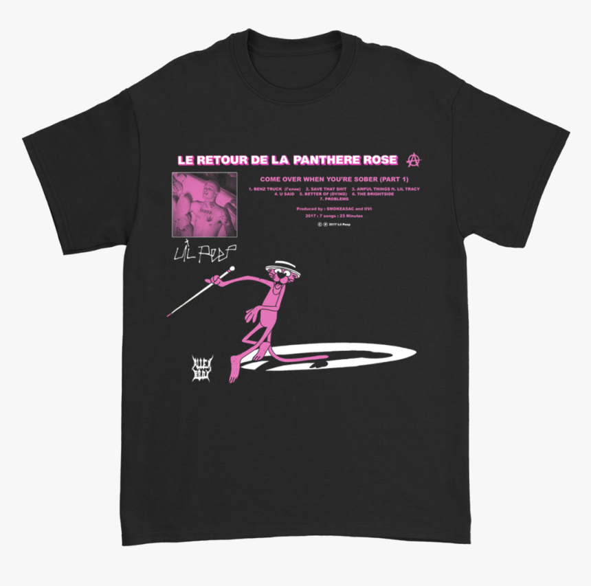 Alien Body X Lil Peep Return Of The Pink Panther Remix - Lil Peep Pink Panther Shirt, HD Png Download, Free Download