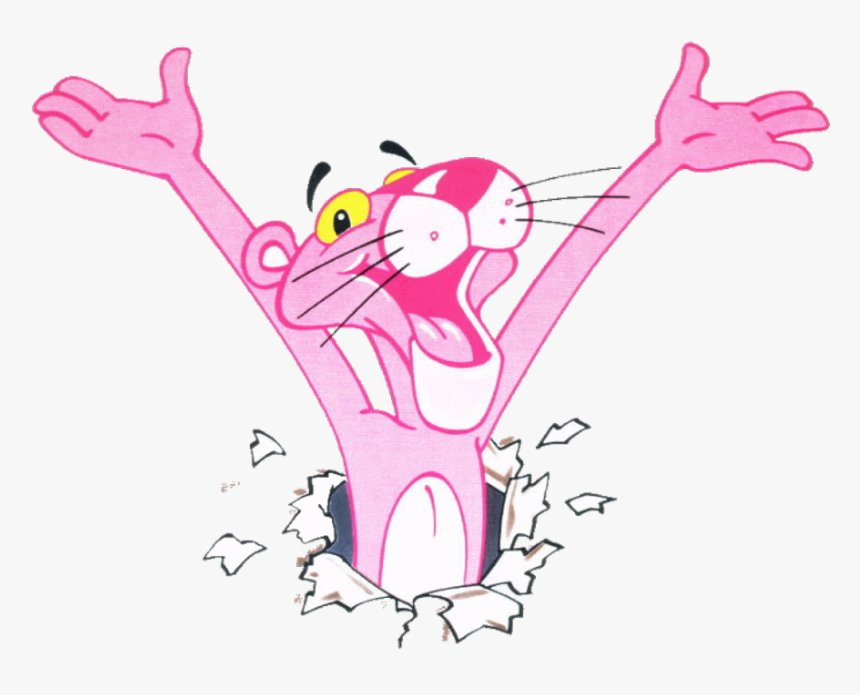 Pink Panther Drawing, HD Png Download, Free Download