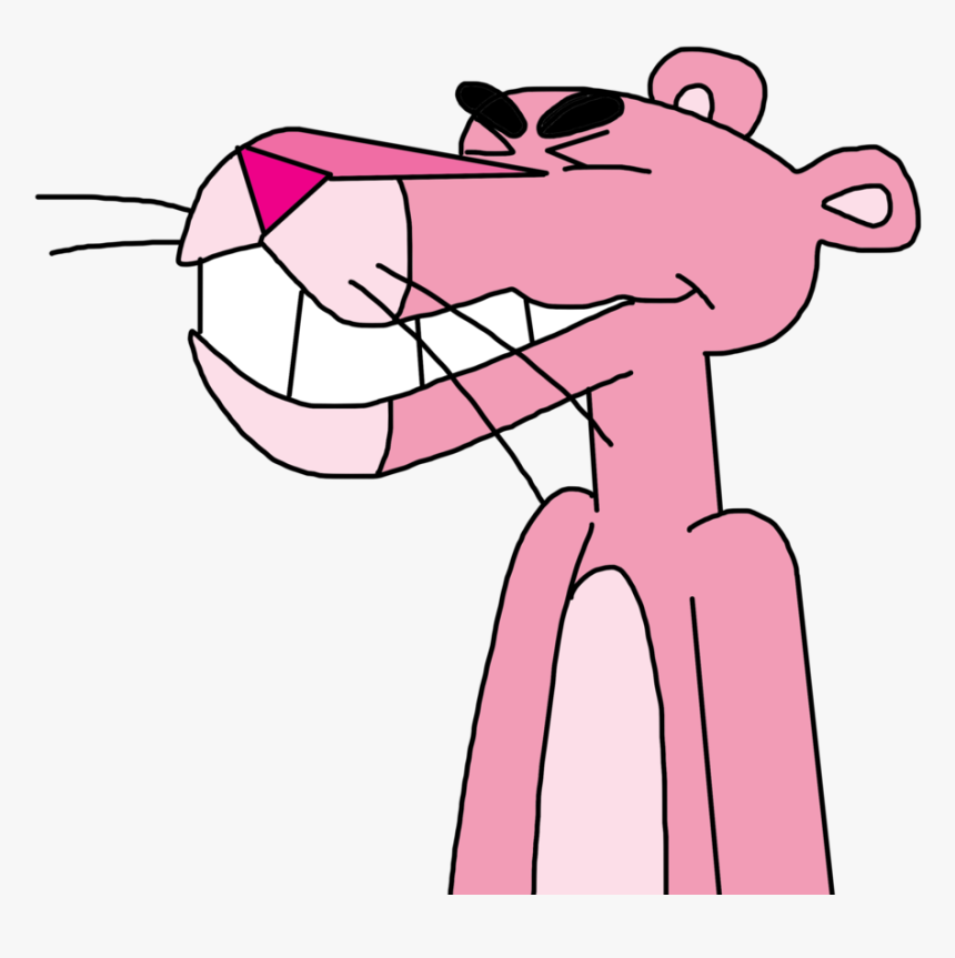 The Pink Panther Laughing By Marcospower1996 - Pink Panther Cartoon Characters Transparent Png, Png Download, Free Download