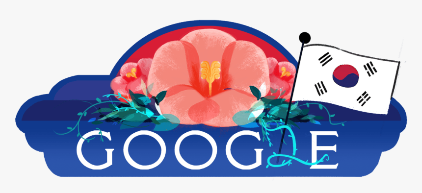 South Korea National Day - Google Doodle South Korea, HD Png Download, Free Download
