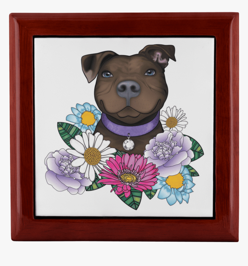 Pitbull Jewelry Box - Picture Frame, HD Png Download, Free Download