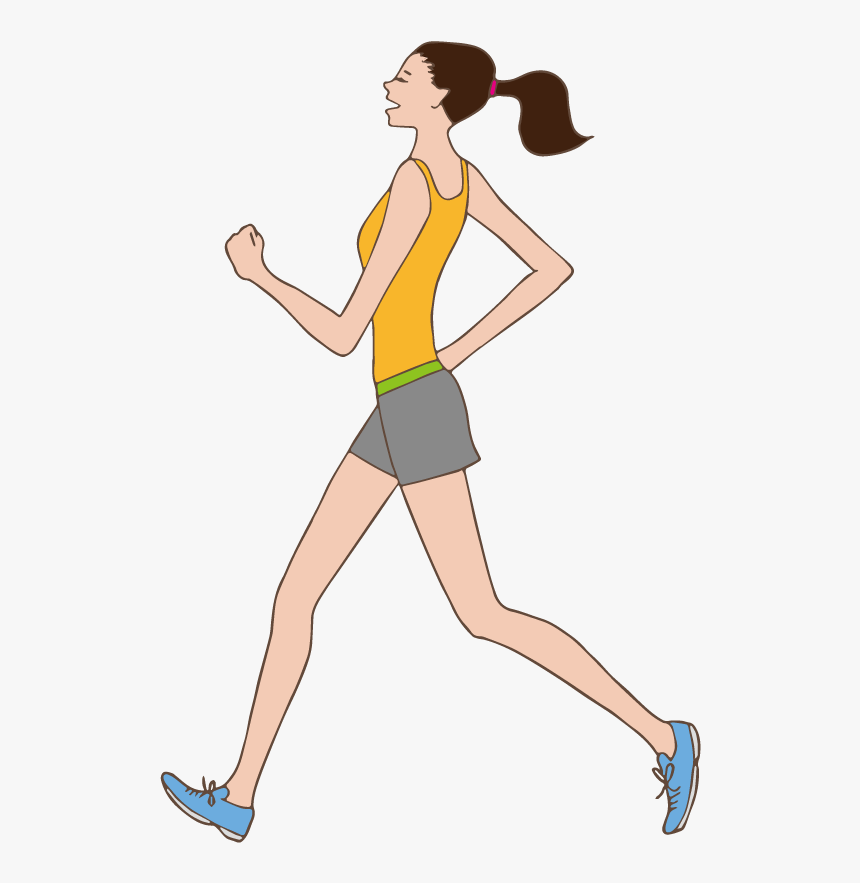 Running, Woman, - Sprint, HD Png Download, Free Download