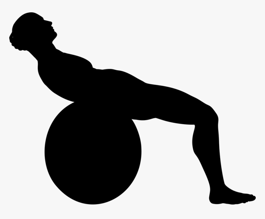 Exercising Silhouette Transparent, HD Png Download, Free Download