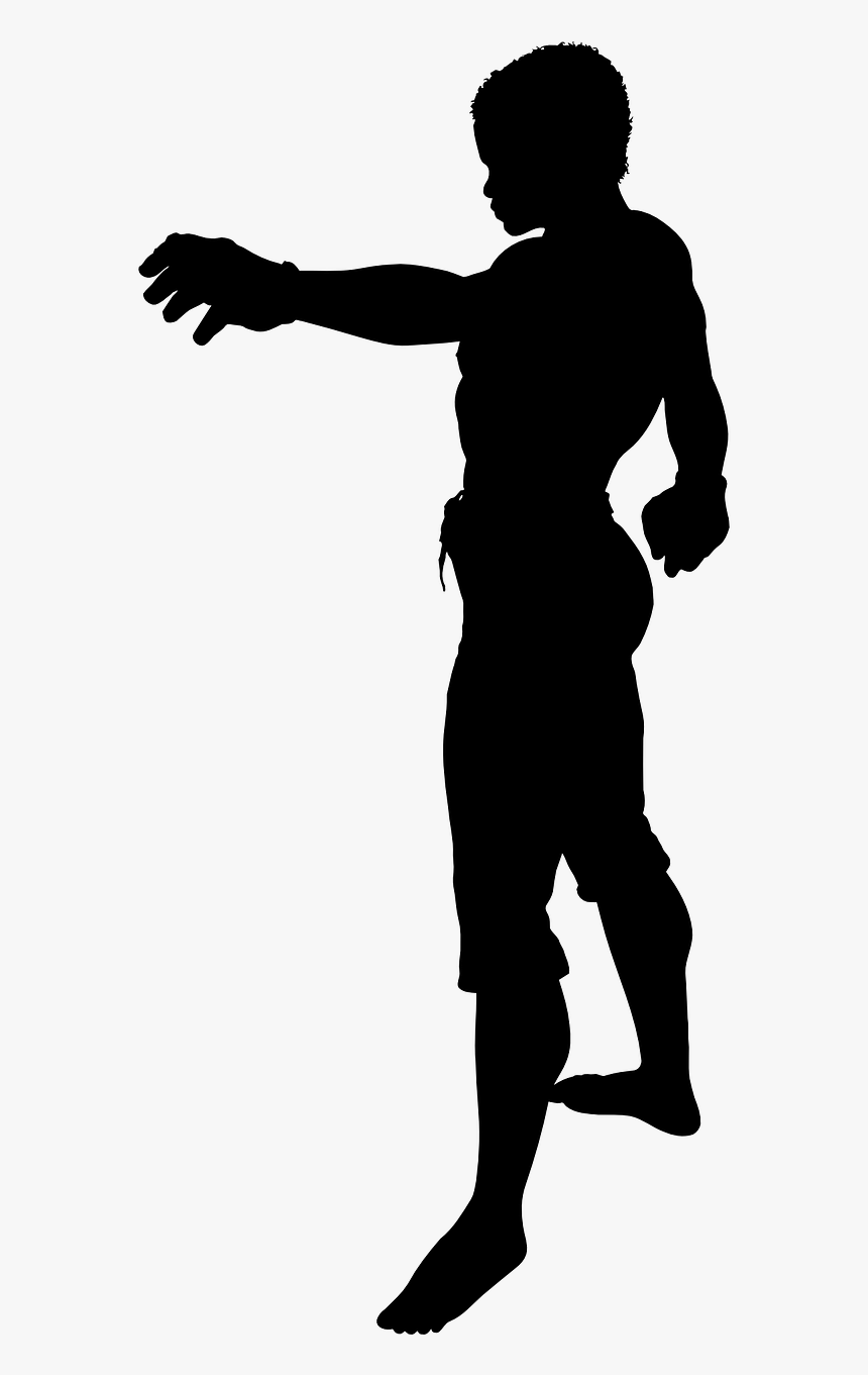 Fit Man Silhouette Png, Transparent Png, Free Download