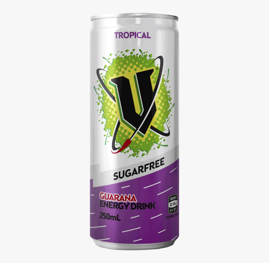 V Energy Drink Sugar Free, HD Png Download kindpng