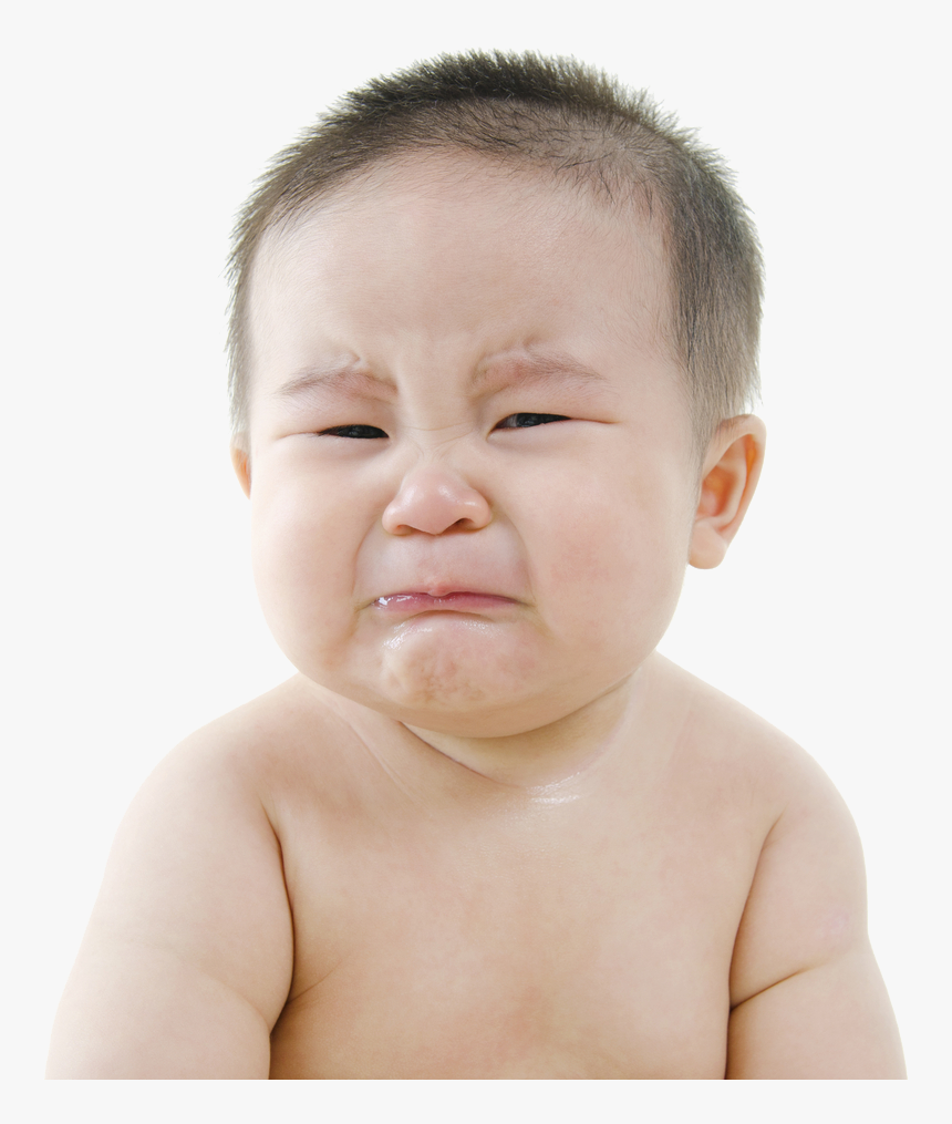 Baby Crying Png Image Background - Baby Crying And Smiling, Transparent Png, Free Download