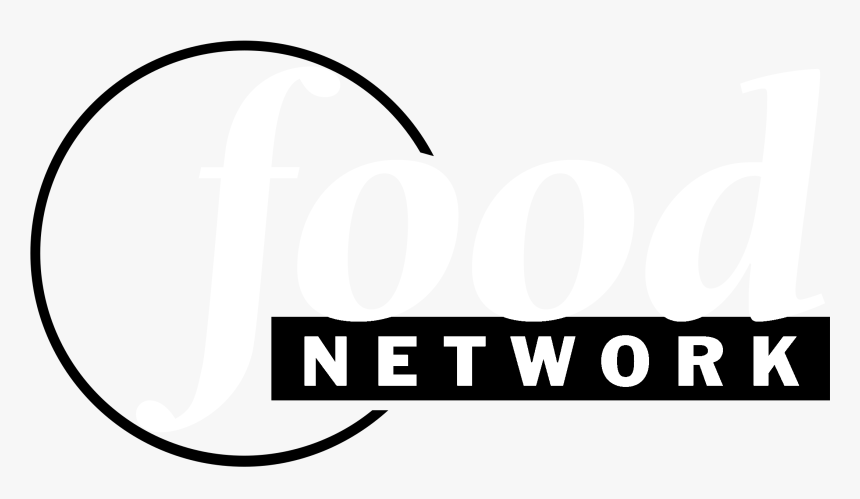 Food Network Logo Black And White Circle - Food Network, HD Png Download, Free Download