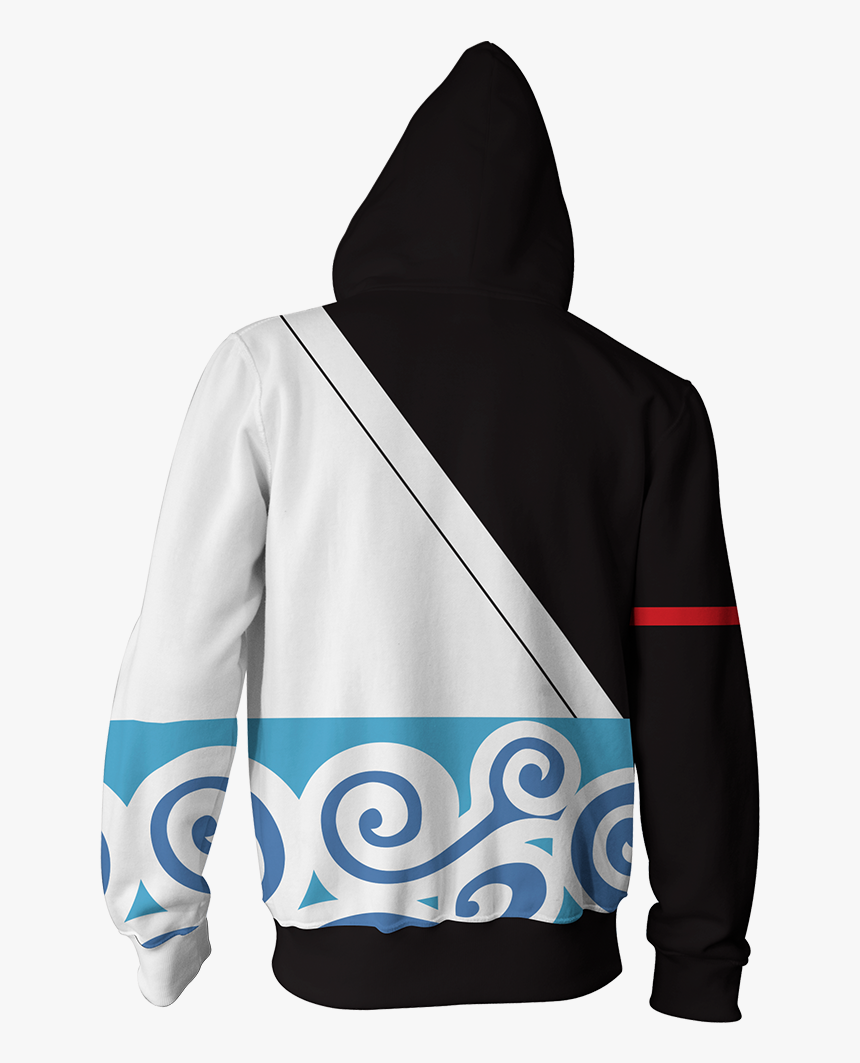 Gintama Sakata Gintoki Cosplay Zip Up Hoodie Jacket - Hoodie, HD Png Download, Free Download