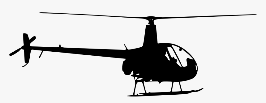 9 Helicopter Silhouette Side View - Silhouette Helicopter Clip Art, HD Png Download, Free Download