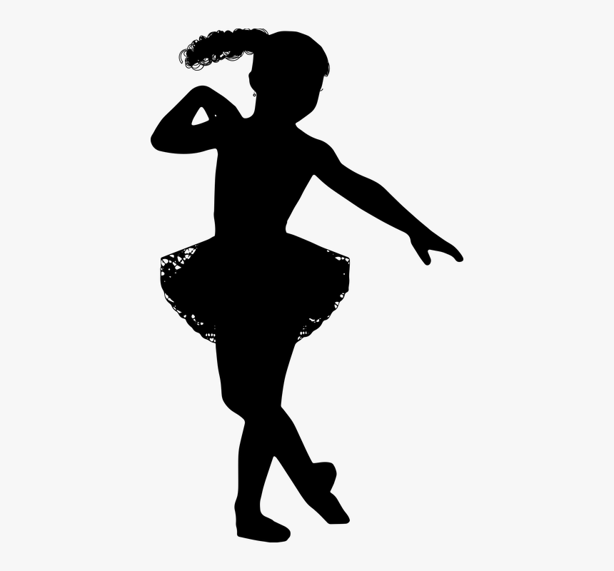 Little Ballerina, Girl Ballet, Small, Young, Ballerina - Sombra Bailarina Niña, HD Png Download, Free Download
