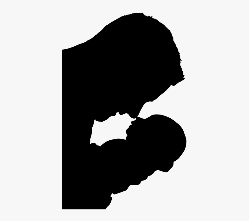 Silhouette, Father, Son, Family, People, Child, Boy - Baby With Dad Silhouette Png, Transparent Png, Free Download