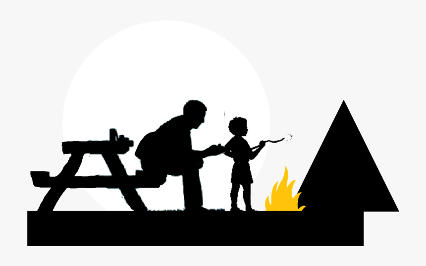 Father And Son Camping Png, Transparent Png, Free Download
