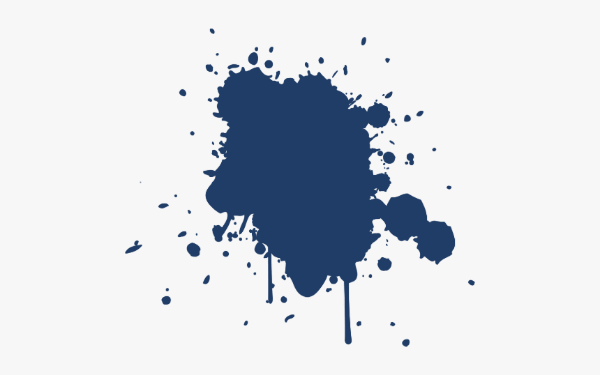 Blue Splatter Png, Transparent Png, Free Download