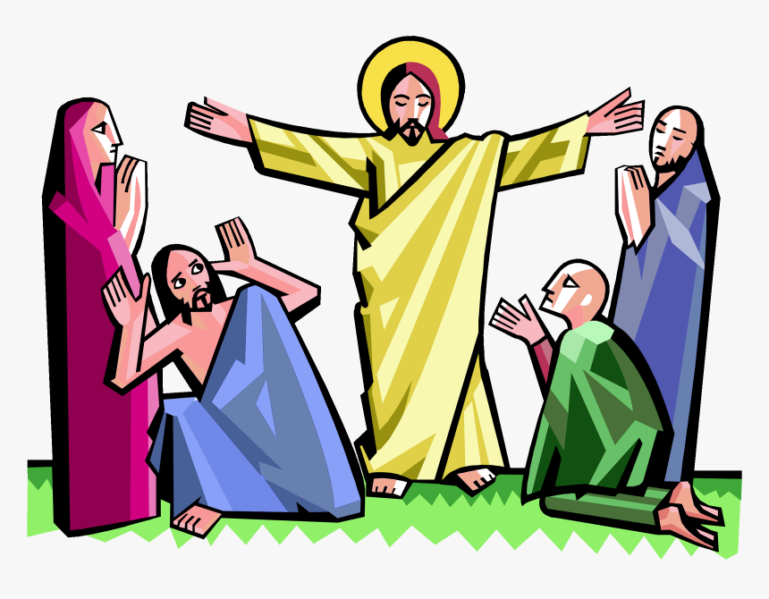 Faith In Jesus Clipart - Jesus Rising From The Dead Clipart, HD Png Download, Free Download