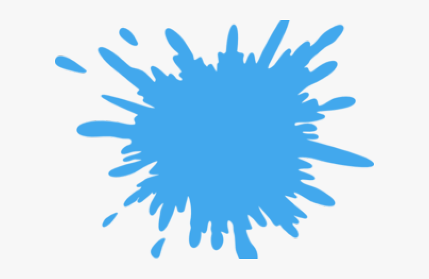 Dark Blue Clipart Blue Splatter - Vector Water Splash Png, Transparent Png, Free Download
