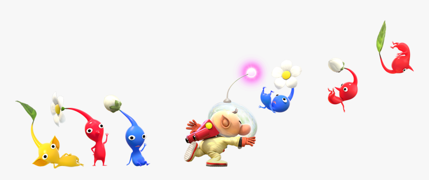 Captain Olimar Pikmin Character Art - Hey Pikmin Pikmin Types, HD Png Download, Free Download