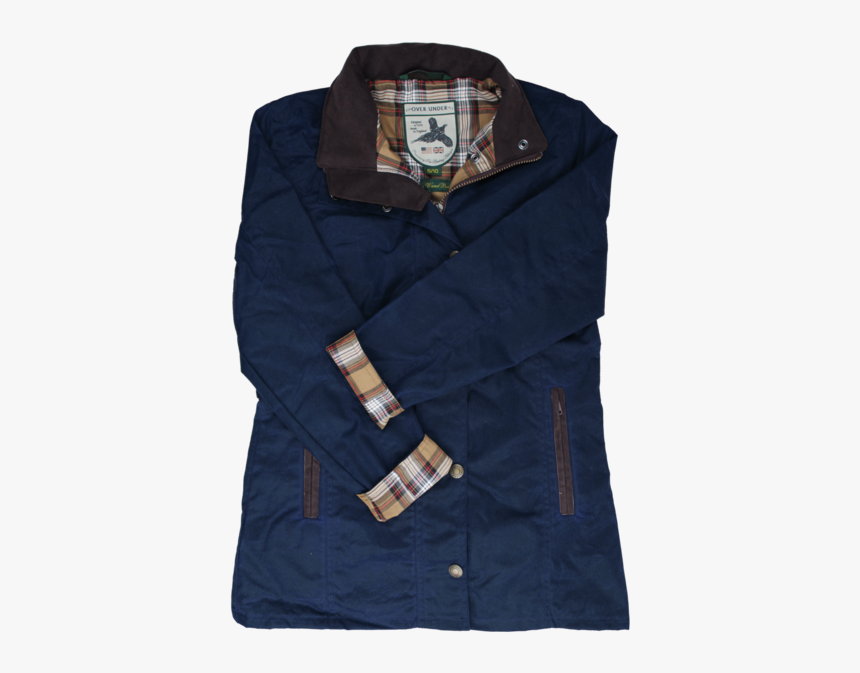 Women"s Waxed Briar Jacket Navy - Pocket, HD Png Download, Free Download