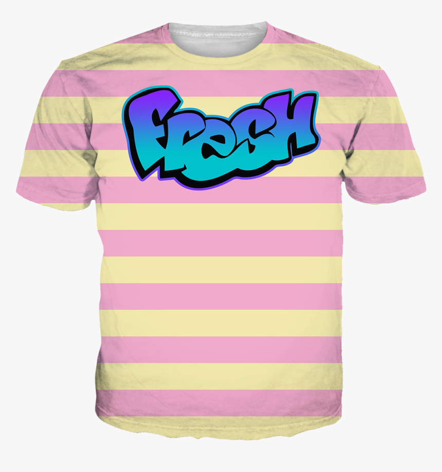 Fresh Prince 5 Fresh Striped All Over Tee - Fresh Prince Of Bel Air, HD Png Download, Free Download
