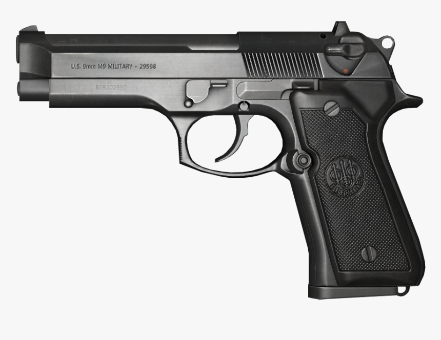 Berretta M9 Sideview - Gun Side View Png, Transparent Png, Free Download
