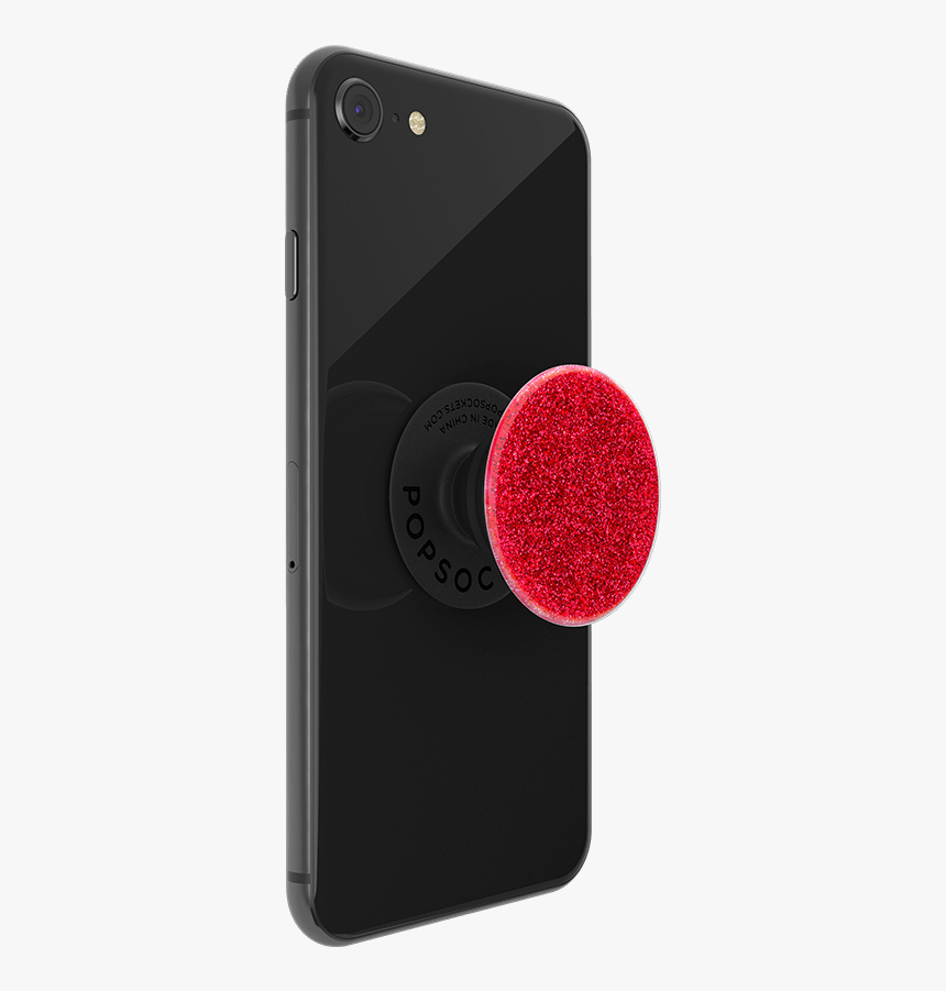 Popsockets Glitter Red Popgrip - Mobile Phone, HD Png Download, Free Download