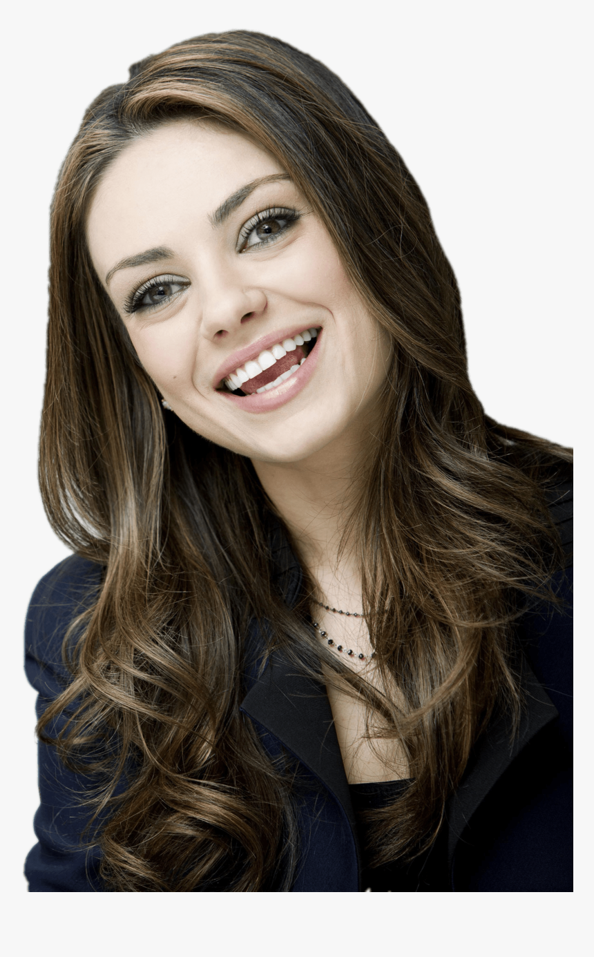 Mila Kunis Laughing - Most Natural Beautiful Women, HD Png Download, Free Download