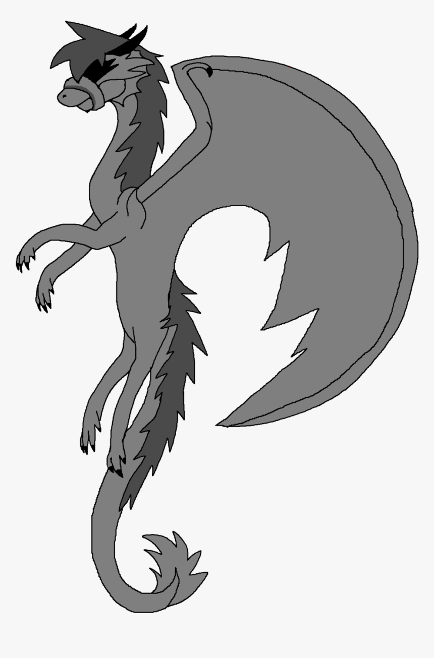 Ms Paint Mlp Dragon Base, HD Png Download, Free Download