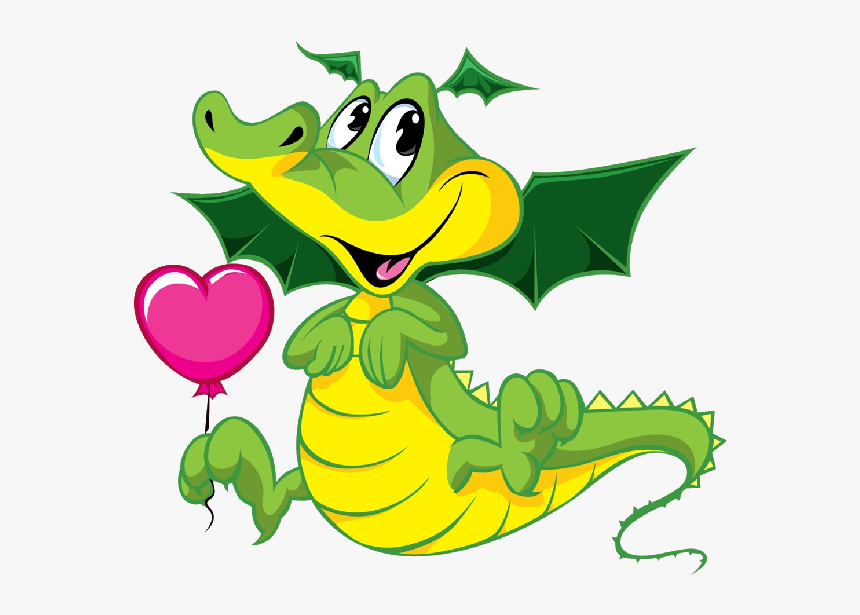 Dragon Clipart No Background - Clipart Funny Animal Cartoon, HD Png Download, Free Download