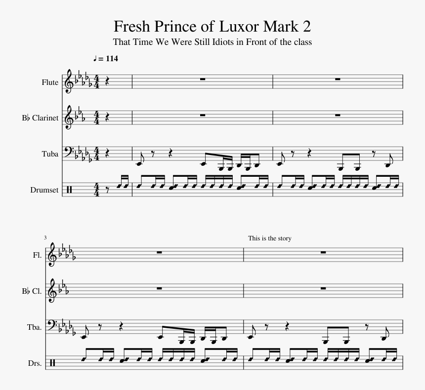 Look Down Trumpet Sheet Music, HD Png Download, Free Download