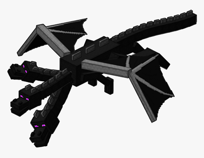 Minecraft Colouring Pages Ender Dragon , Png Download - Dragão Ender Do Minecraft, Transparent Png, Free Download