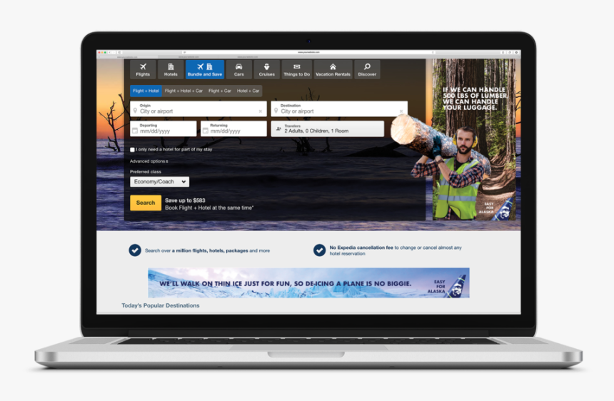 Web Design , Png Download - Expedia Website, Transparent Png, Free Download