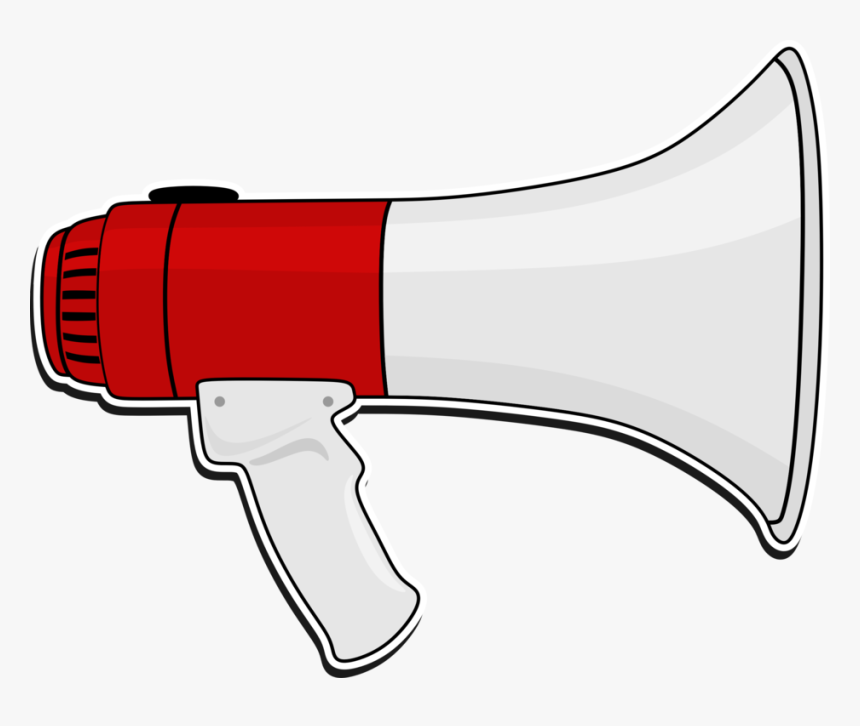 Angle,joint,sports Equipment - Clipart Picture Of Megaphone, HD Png Download, Free Download