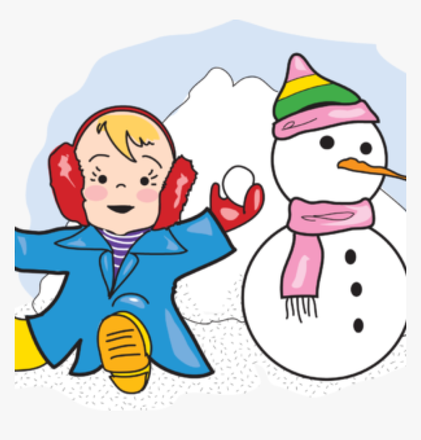 Snow Clipart Image Ba In Snow Ba Image Christart History - Playing In Snow Clipart, HD Png Download, Free Download