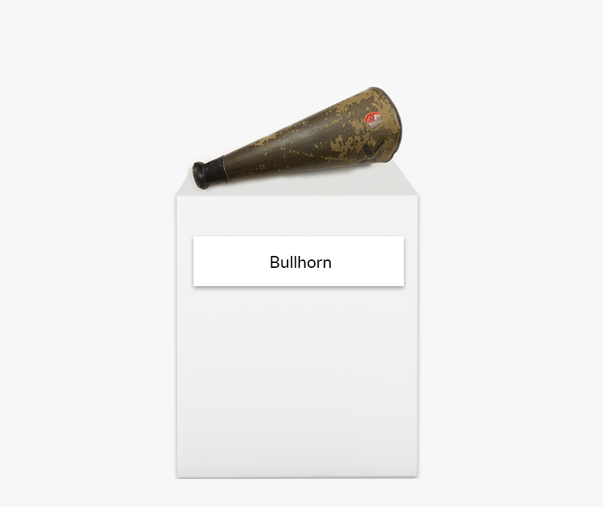 Bullhorn - Wood, HD Png Download, Free Download