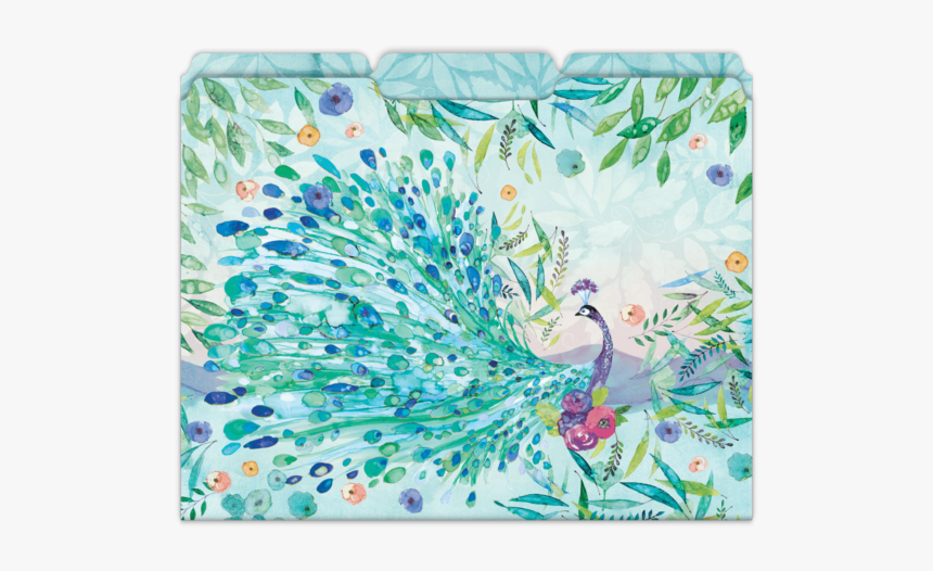 Peacock File Folders, HD Png Download, Free Download