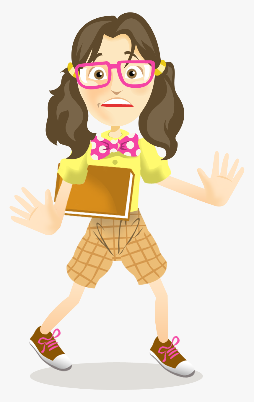 Geek Girl Png, Transparent Png, Free Download
